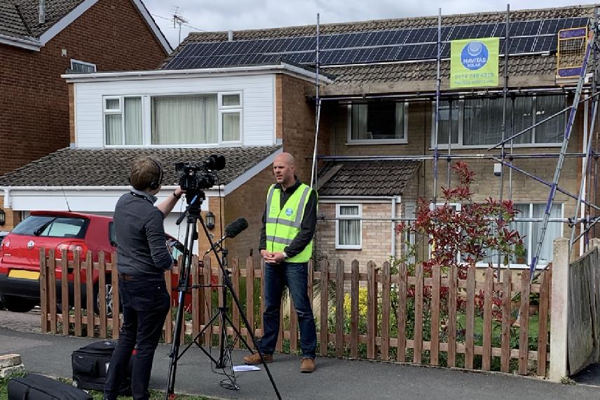 Solar VAT Reduction and Navitas on ITV